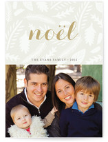 Winter Foliage Christmas Photo Cards
