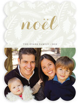 Winter Foliage Christmas Photo Cards