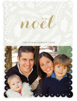 Winter Foliage Christmas Photo Cards
