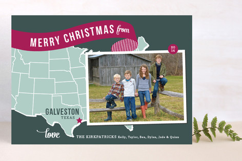 Holiday Map - Midwest Christmas Photo Cards Holiday Map - Midwest Christmas Photo Cards