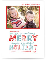 Most Awesome Super Wonderful Christmas Photo Cards