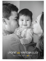 Jingle and Joy to the World Christmas Photo Cards