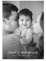 Jingle and Joy to the World Christmas Photo Cards