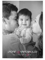 Jingle and Joy to the World Christmas Photo Cards