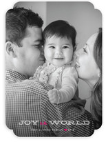 Jingle and Joy to the World Christmas Photo Cards