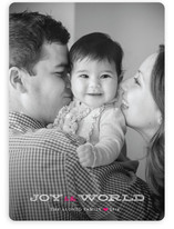 Jingle and Joy to the World Christmas Photo Cards