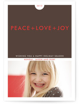 Simple+ Christmas Photo Cards