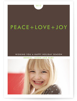 Simple+ Christmas Photo Cards