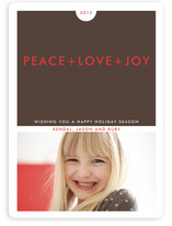 Simple+ Christmas Photo Cards