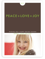 Simple+ Christmas Photo Cards
