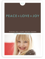 Simple+ Christmas Photo Cards