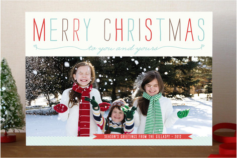 Be Light Christmas Photo Cards