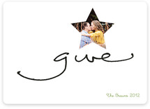 Give Kisses Christmas Photo Cards