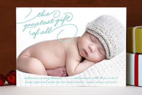 Greatest Gift Christmas Photo Cards