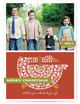 Christmas Goose Christmas Photo Cards