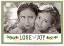 Cedar and Berries Christmas Photo Cards