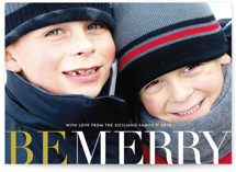 Big and Merry Christmas Photo Cards