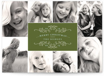 Classic Collage Christmas Photo Cards