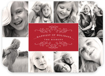 Classic Collage Christmas Photo Cards