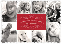 Classic Collage Christmas Photo Cards