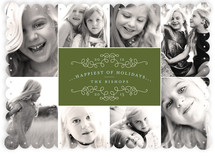 Classic Collage Christmas Photo Cards