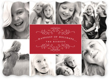 Classic Collage Christmas Photo Cards