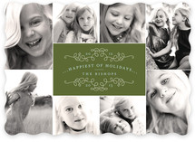 Classic Collage Christmas Photo Cards