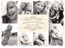 Classic Collage Christmas Photo Cards