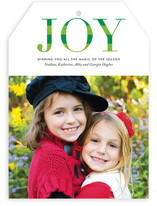 Striped Joy Christmas Photo Cards