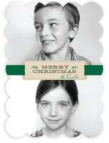 Christmas Ribbon Christmas Photo Cards