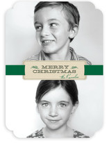 Christmas Ribbon Christmas Photo Cards