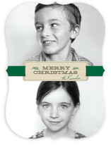 Christmas Ribbon Christmas Photo Cards