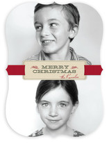 Christmas Ribbon Christmas Photo Cards