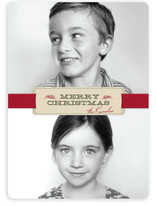 Christmas Ribbon Christmas Photo Cards