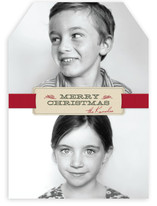 Christmas Ribbon Christmas Photo Cards
