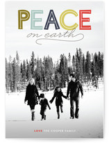 Modern Headline Christmas Photo Cards