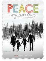 Modern Headline Christmas Photo Cards