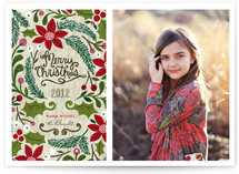 Sketchbook Foliage Christmas Photo Cards