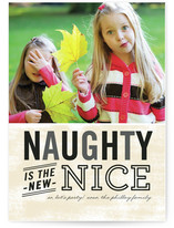 Naughty is Nice Christmas Photo Cards