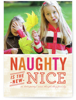 Naughty is Nice Christmas Photo Cards