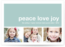 Modern Joy Christmas Photo Cards