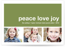 Modern Joy Christmas Photo Cards