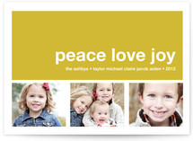 Modern Joy Christmas Photo Cards