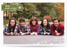 Be Merry Christmas Photo Cards