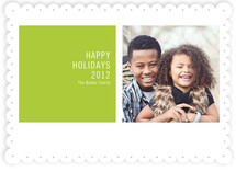 Modern Geometric Christmas Photo Cards