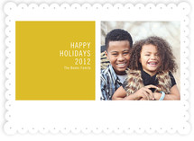 Modern Geometric Christmas Photo Cards