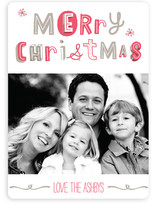 Quirky Merry Christmas Christmas Photo Cards