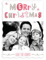 Quirky Merry Christmas Christmas Photo Cards