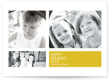Modern Geometric Group Christmas Photo Cards