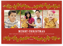 French Berries Christmas Photo Cards